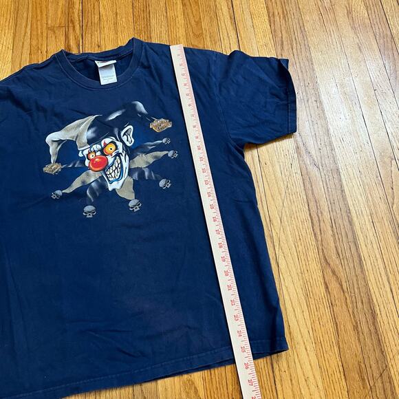 Harley Davidson Shirt Mens Large Jester USA Made Blue St. Croix Wisconsin - Picture 7 of 7